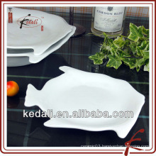 fish shape white porcelain fish platter